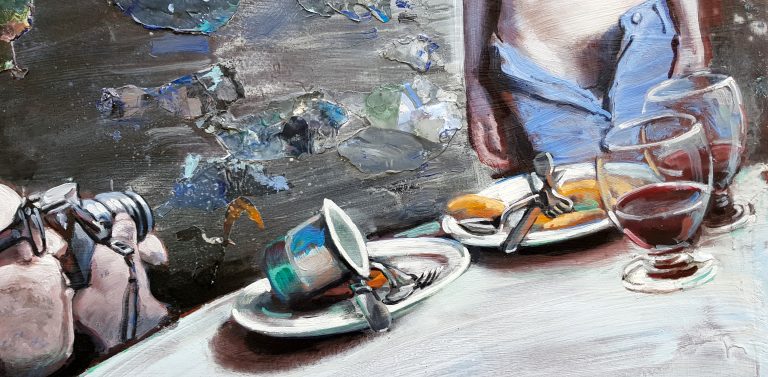 Détail — Après le dîner, je lui ai dit que ce serait sympa de faire quelques photos…