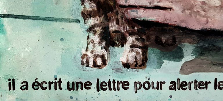 Détail — Après que son chaton a été criblé de 19 plombs, il a écrit une lettre pour alerter le Président de la République.