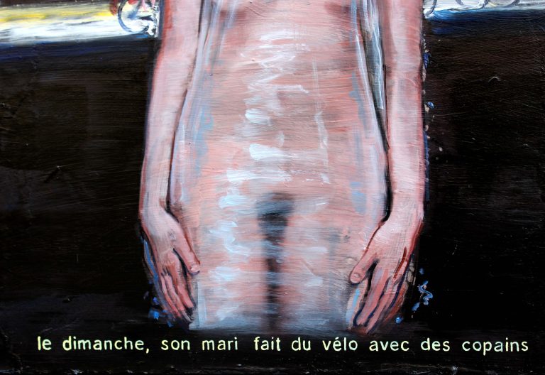 Détail — Le dimanche, son mari fait du vélo avec des copains.
