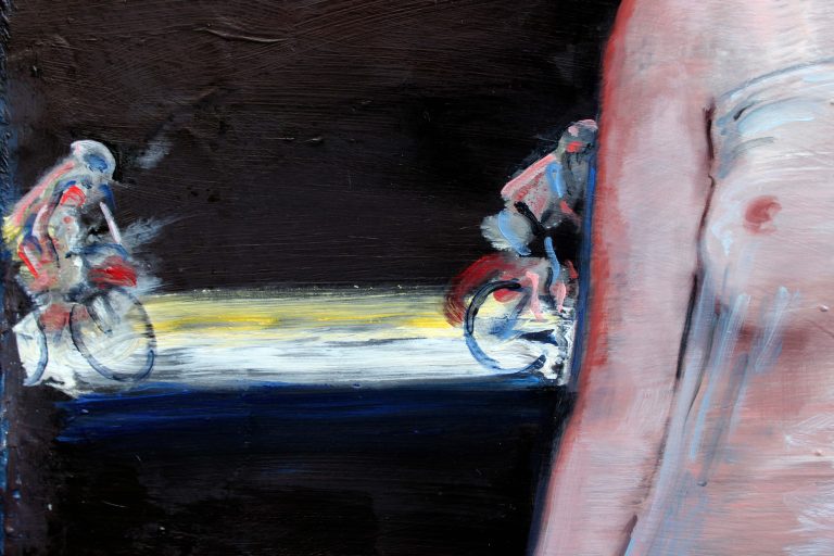 Détail — Le dimanche, son mari fait du vélo avec des copains.