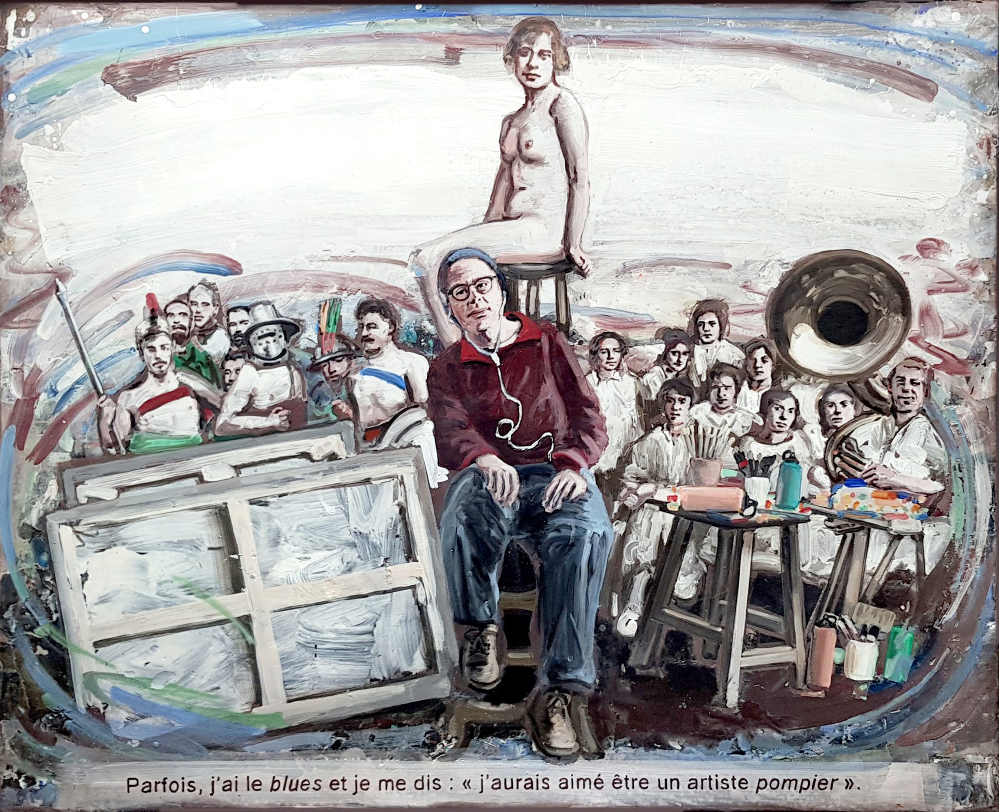 Parfois, j&rsquo;ai le blues et je me dis : « j&rsquo;aurais aimé être un artiste pompier ».
