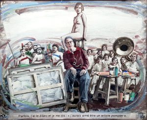 Parfois, j&rsquo;ai le blues et je me dis : « j&rsquo;aurais aimé être un artiste pompier ».