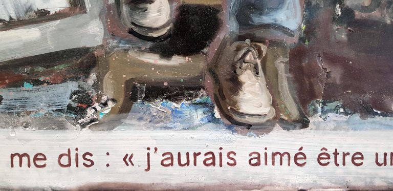 Détail — Parfois, j&rsquo;ai le blues et je me dis : « j&rsquo;aurais aimé être un artiste pompier ».
