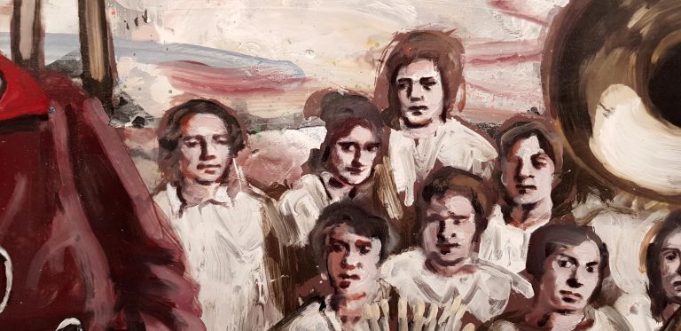 Détail — Parfois, j&rsquo;ai le blues et je me dis : « j&rsquo;aurais aimé être un artiste pompier ».