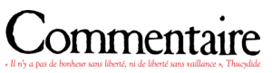 Commentaire